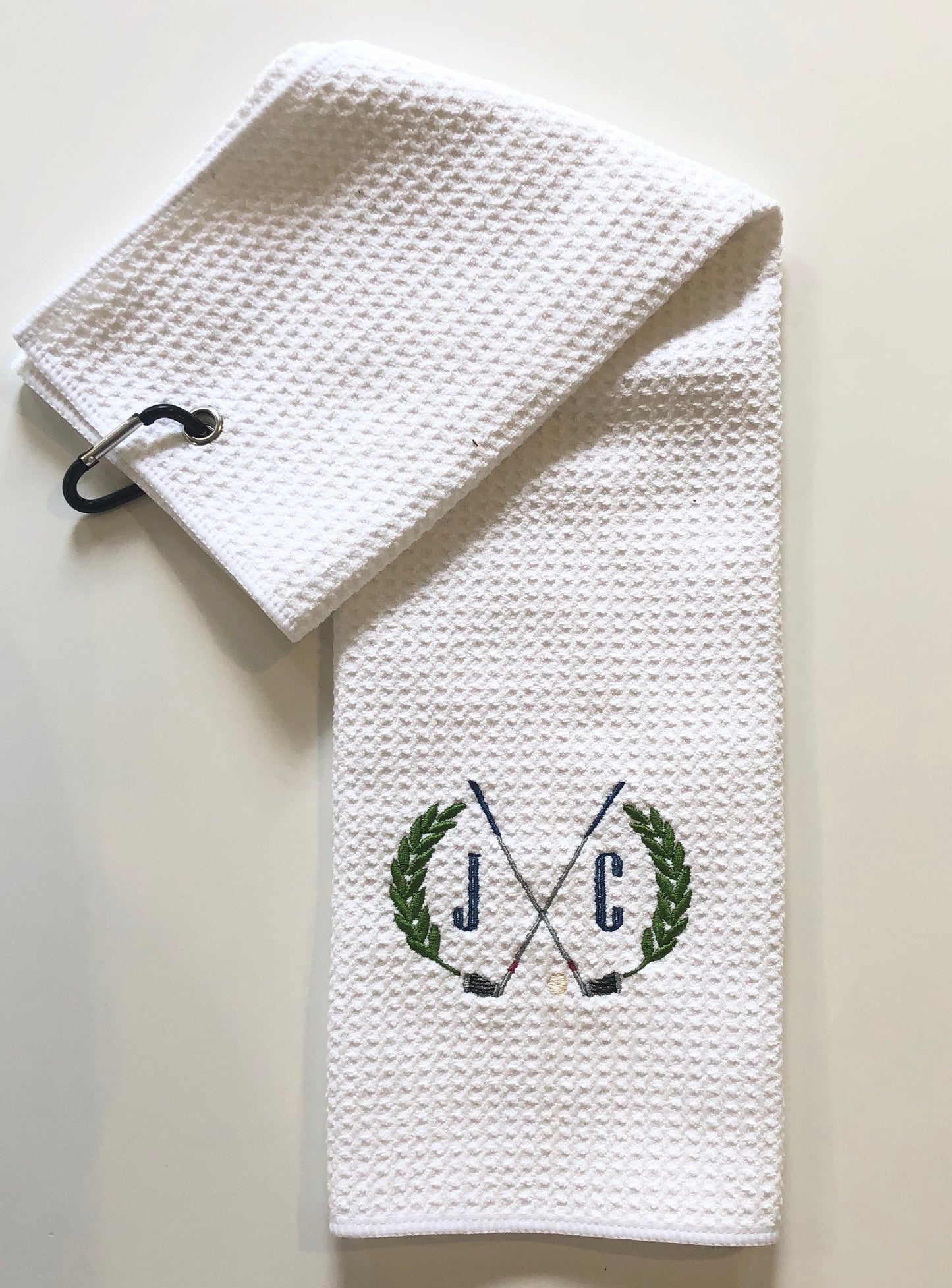 Monogrammed Golf Towel, Personalized Golf Towel, Embroidered Golf Towel