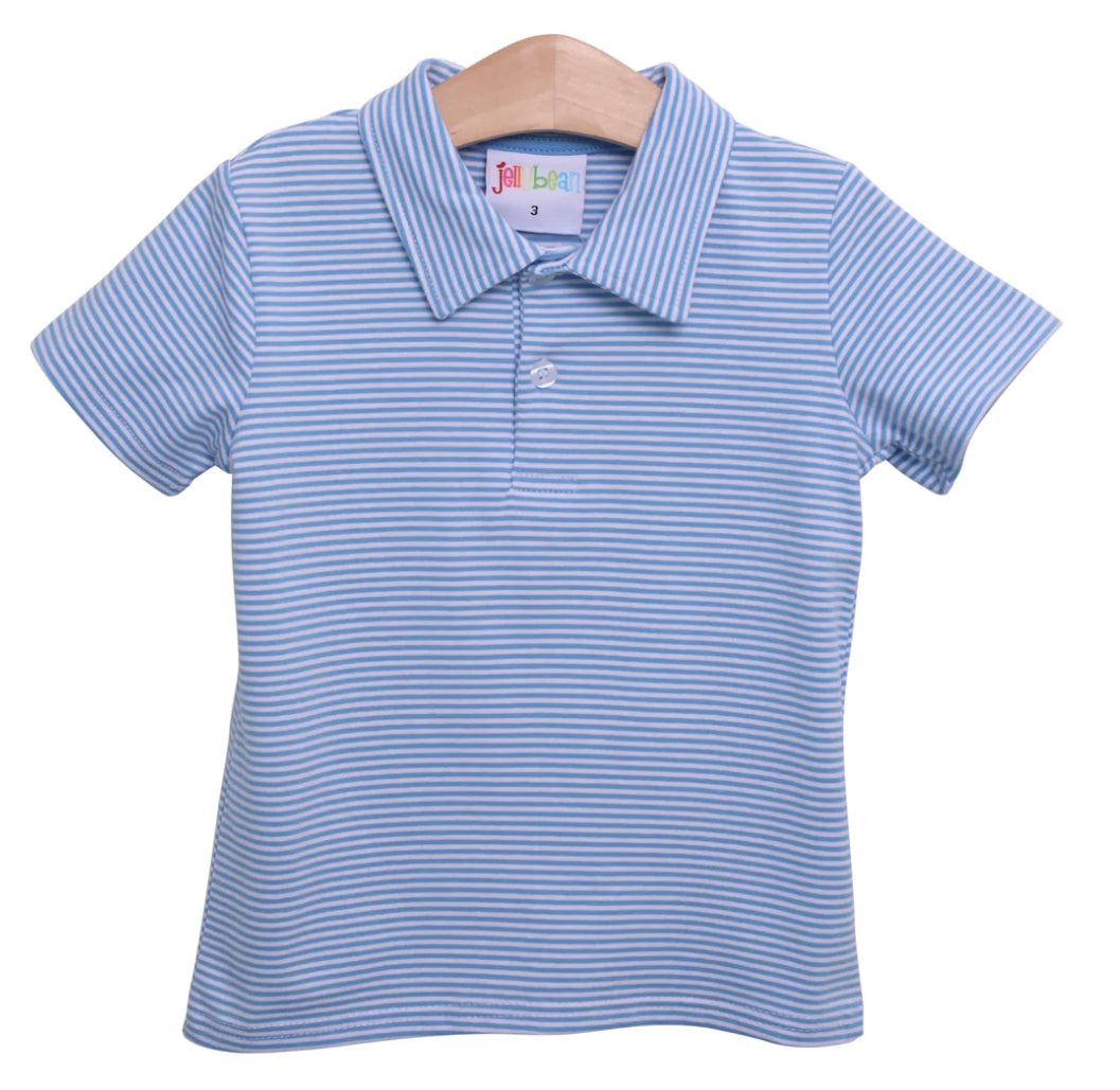 Michael Polo - Cornflower Blue Stripe