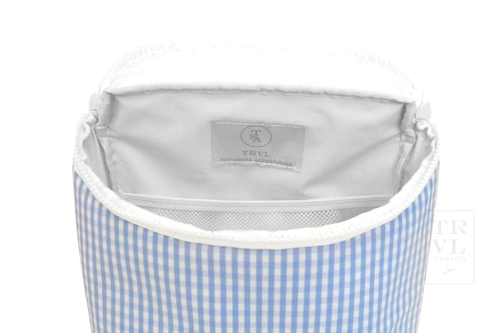 Take Away Insulated Lunch Bag - Gingham Pink