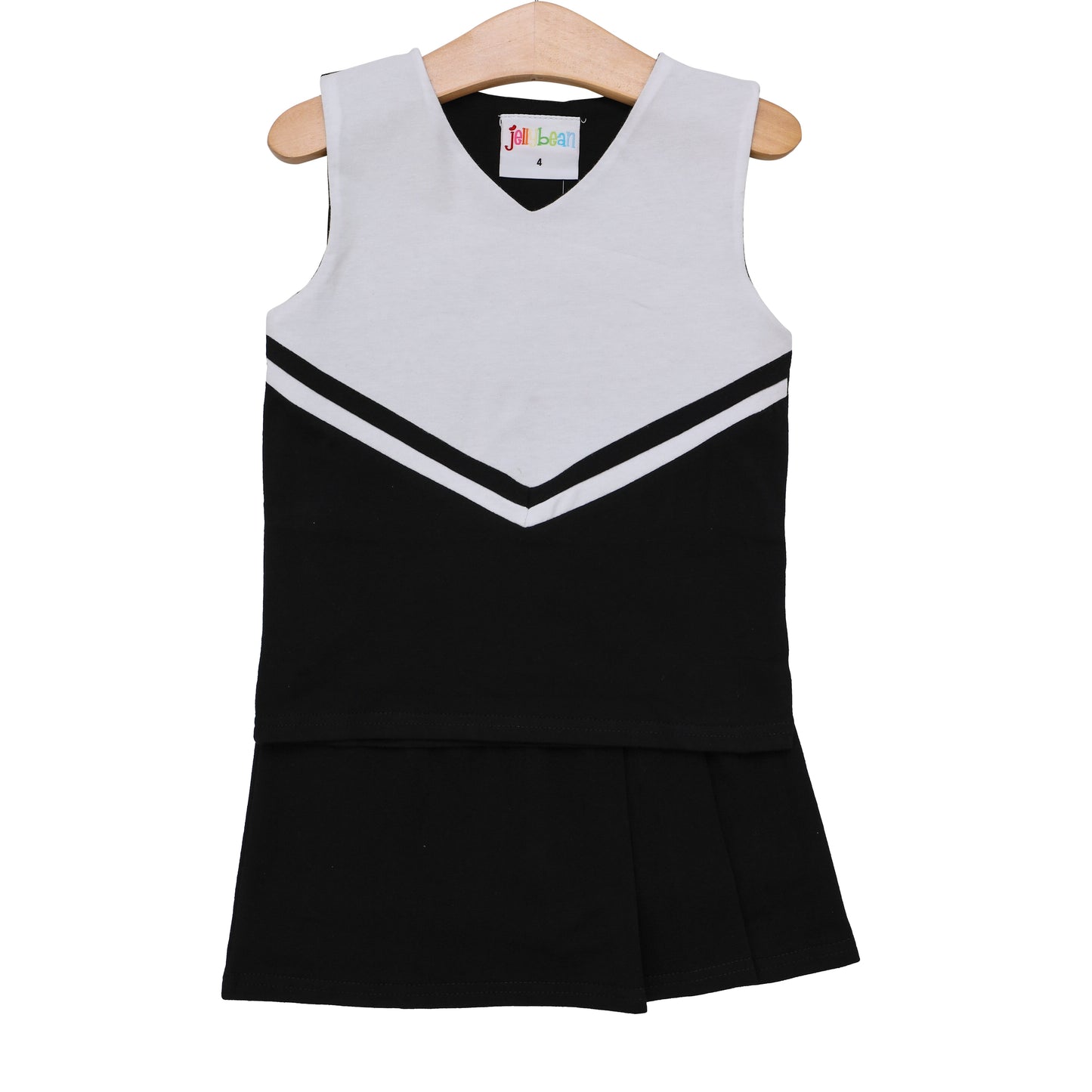 Cheer Uniform Skort Set - Black