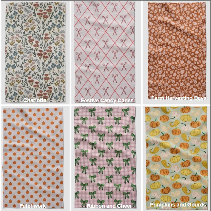 Monogrammed Geometry Hand Towel