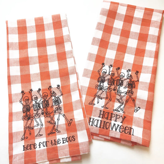 Halloween Tea Towel, Halloween Kitchen Towel