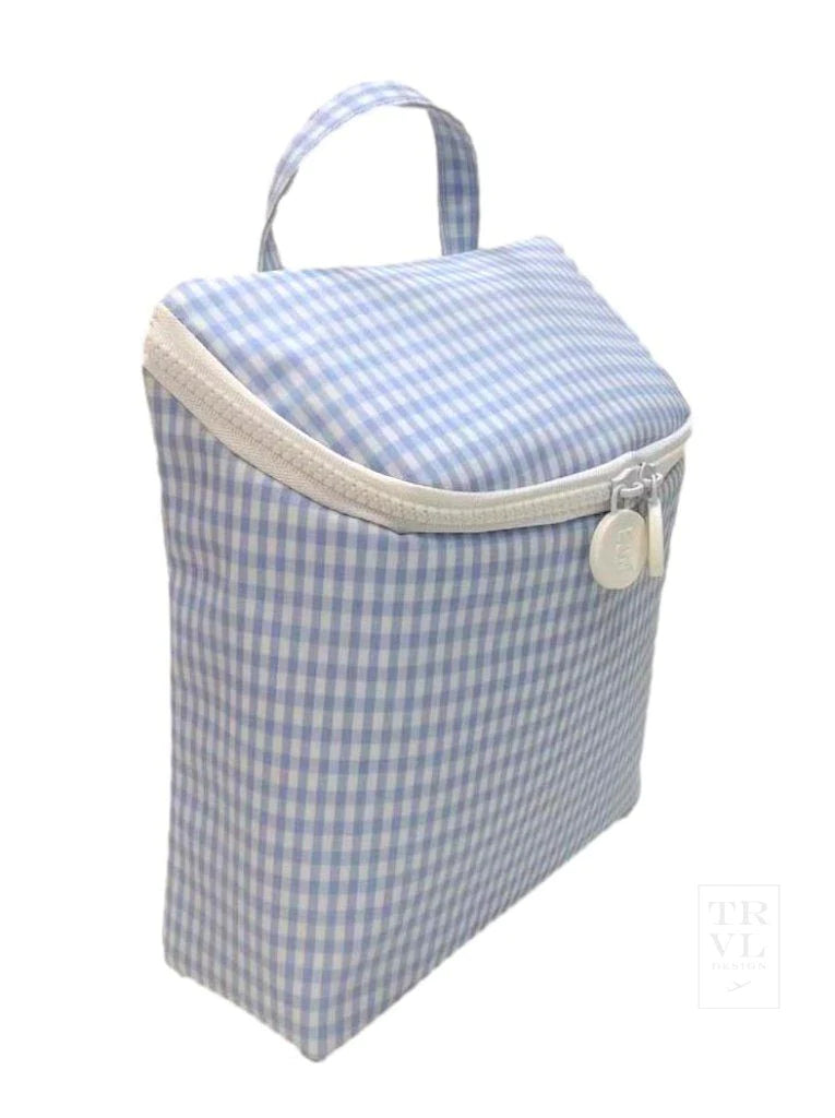Take Away Insulated Lunch Bag - Gingham Mist