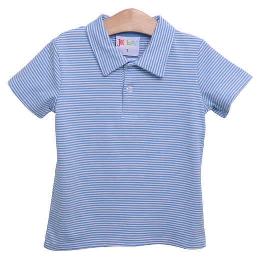 Michael Polo - Cornflower Blue Stripe