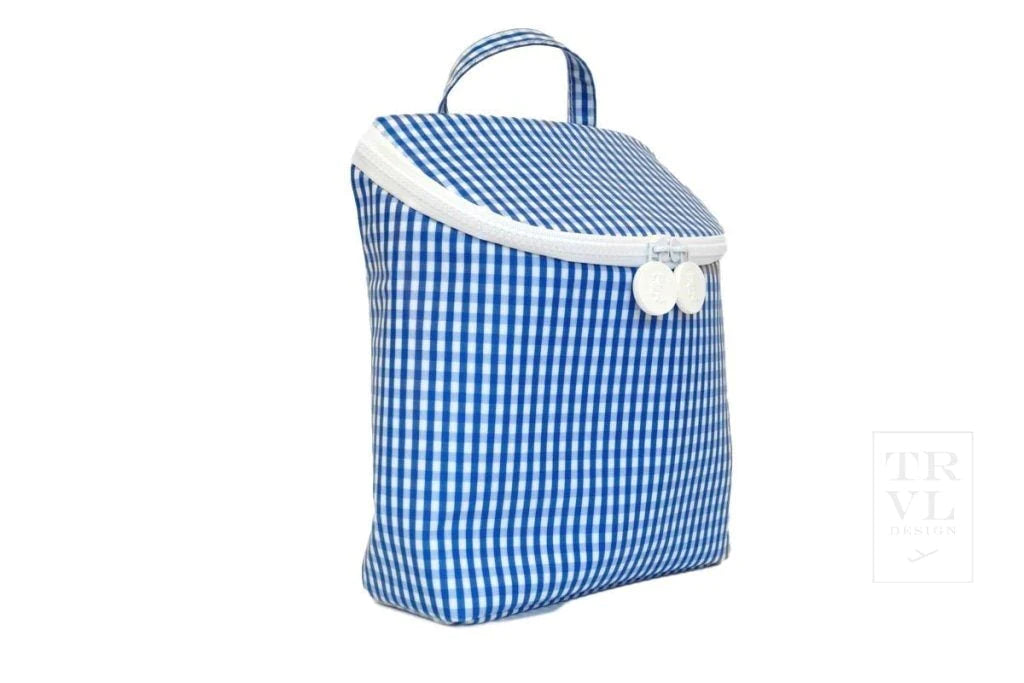 Take Away Insulated Lunch Bag - Gingham Royal
