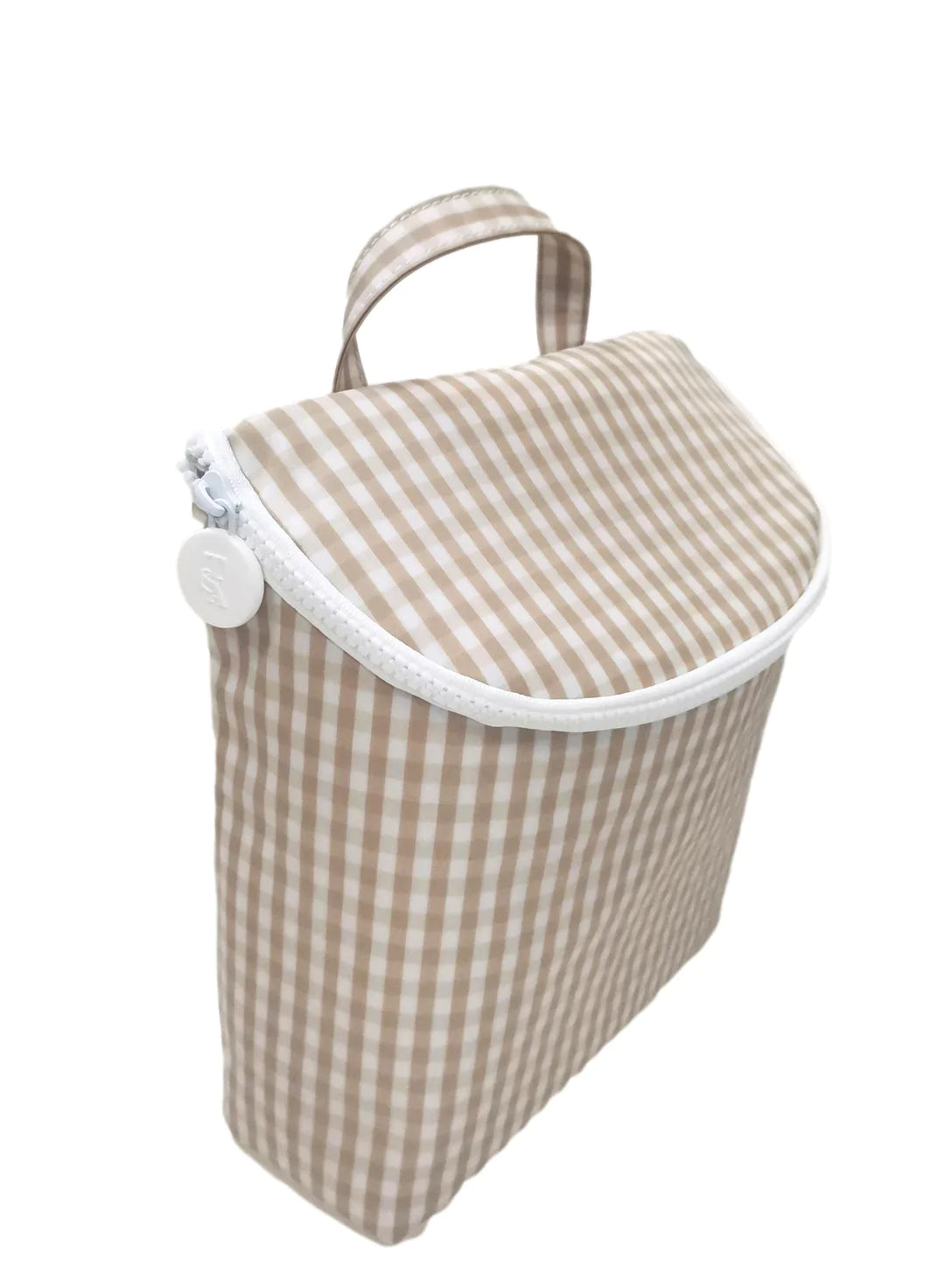Take Away Insulated Lunch Bag - Gingham Khaki