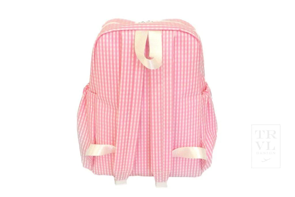 Gingham Pink Backpack
