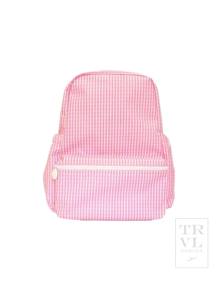 Gingham Pink Backpack
