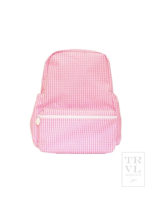 Gingham Pink Backpack