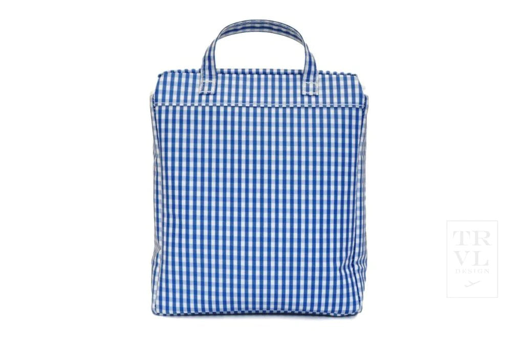 Take Away Insulated Lunch Bag - Gingham Royal